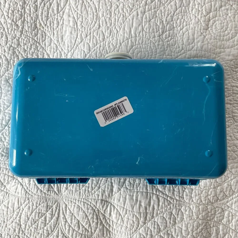 Modern Caboodles On-The-Go Girl Blue Marble Case 5626 Reissue Used